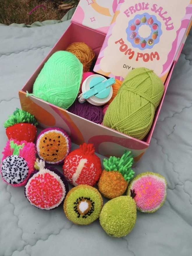 Fruit Salad Pom Pom DIY Kit