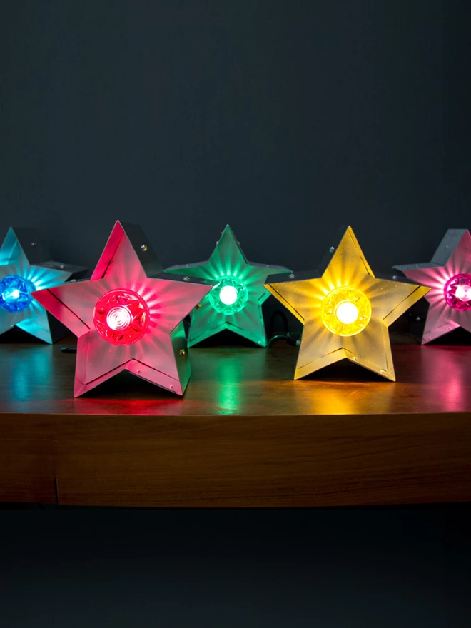 Fairground Star Lamps