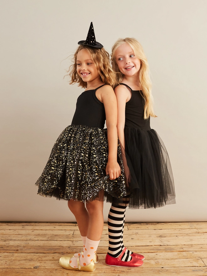 black sparkle dress