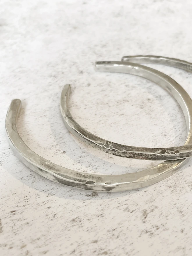 These cuffs are made from recycled sterling silver and can be personalised with initials for yourself or as a gift - a thoughtful present for your dad, boyfriend, groom, best man or for yourself for special occasions. A great Christmas gift for the man who means everything to you. Made by Celina C Jewellery, a small business in the UK, find on Holly & Co.