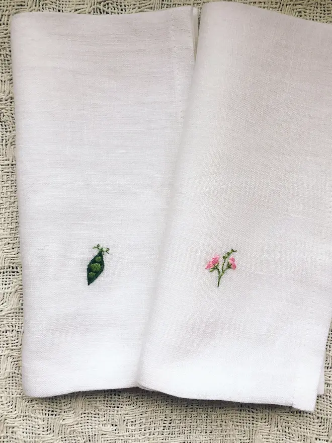 You're My Sweet Pea Cute Napkin (Set Of 2)