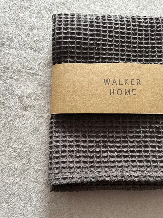 grey cotton hand towel