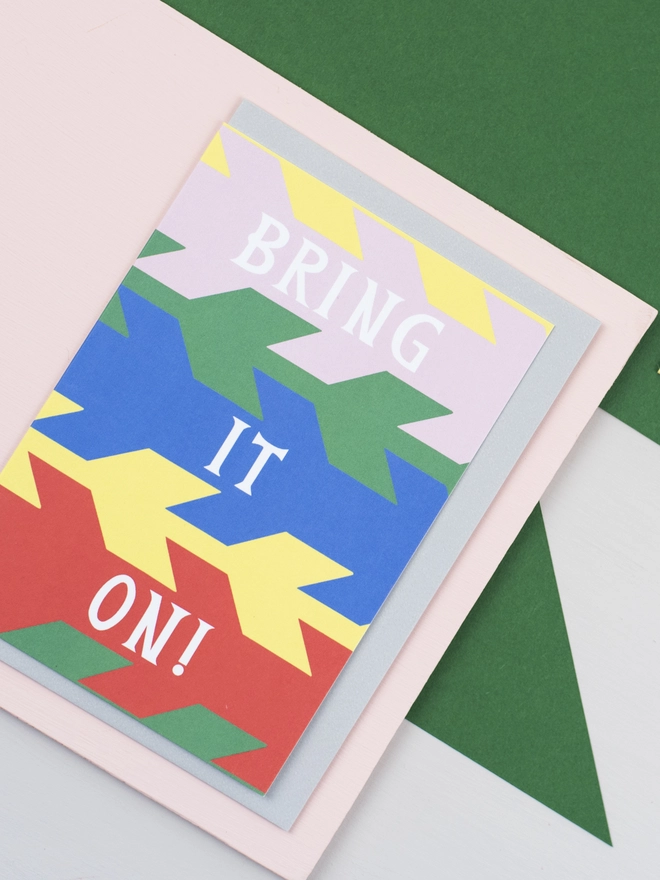 bring it on greetings card