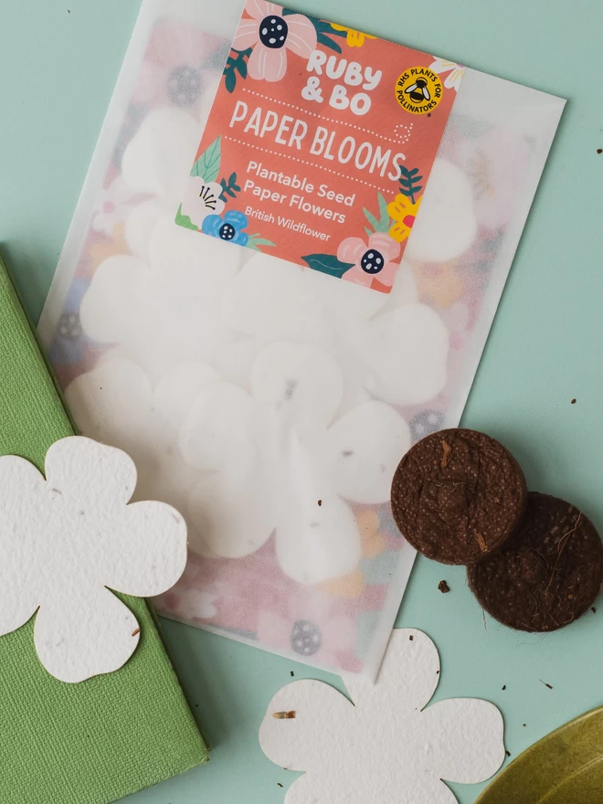 Ruby & Bo Paper Blooms Plantable Paper Flowers