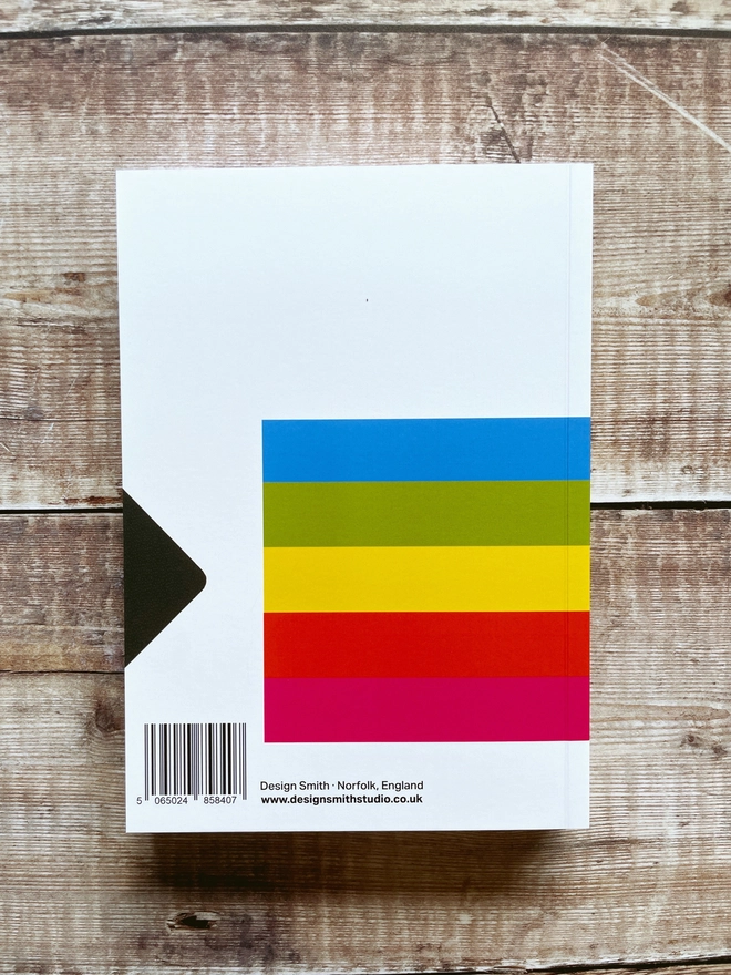 Illustrated notebook in the style of a retro VHS tape