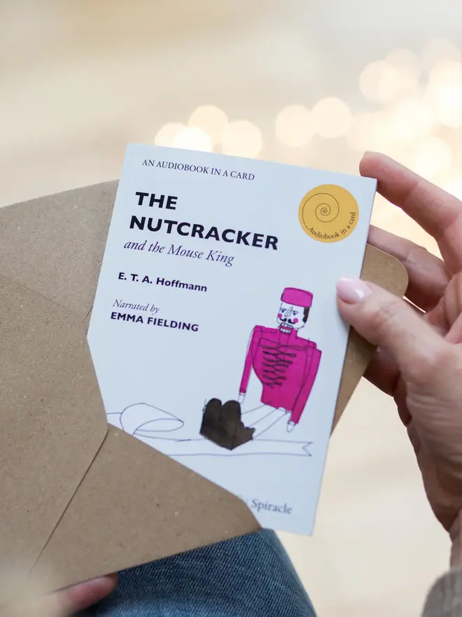 'The Nutcracker & the Mouse King' Audiobook Card, in an envelope. 