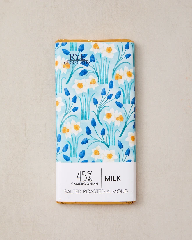 Salted Roasted Almond Chocolate Bars