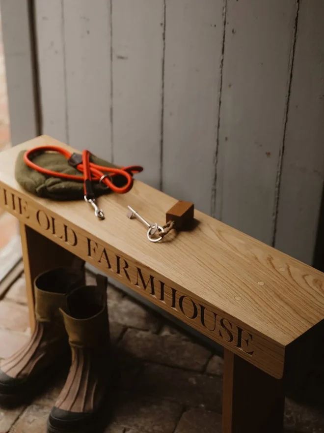 Oak Scandi Bench
