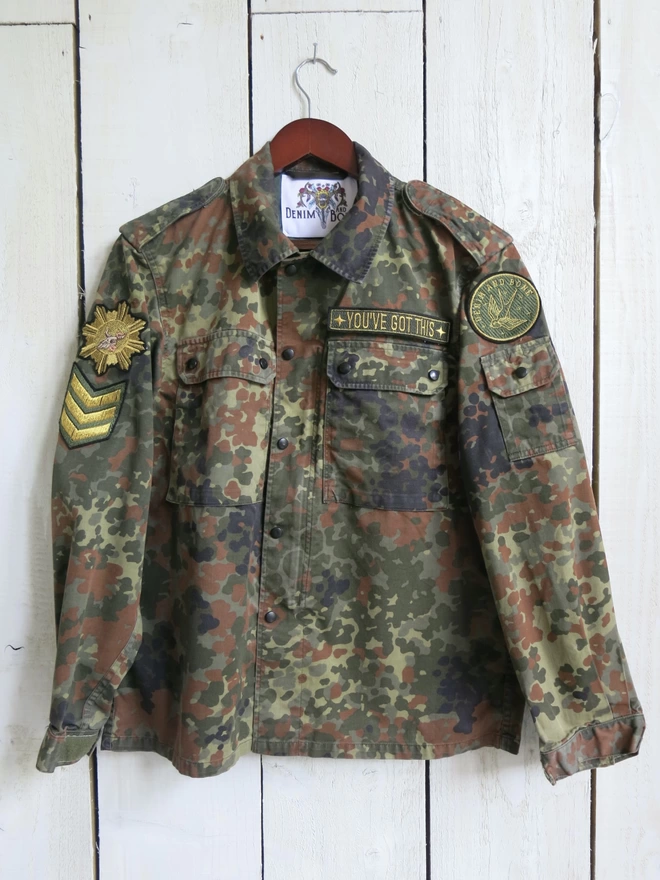 Vintage boho army jacket