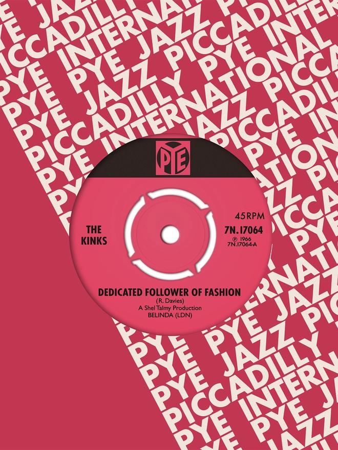 The Kinks  - Dedicated Follower of Fashion  - Framed dibond print