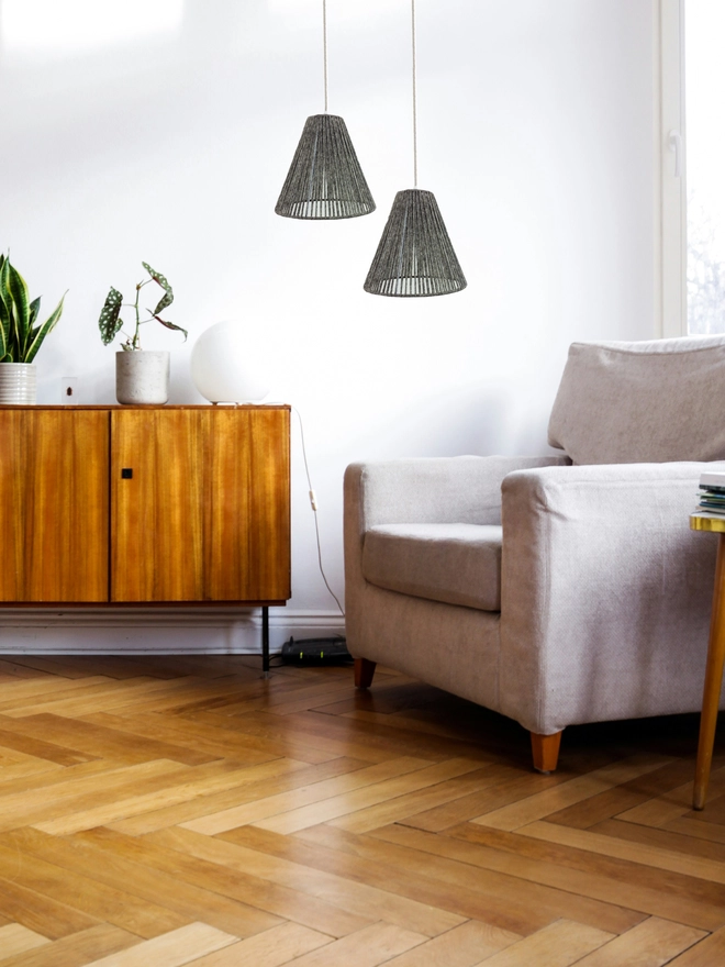 Cone pendant lampshade Loughtan