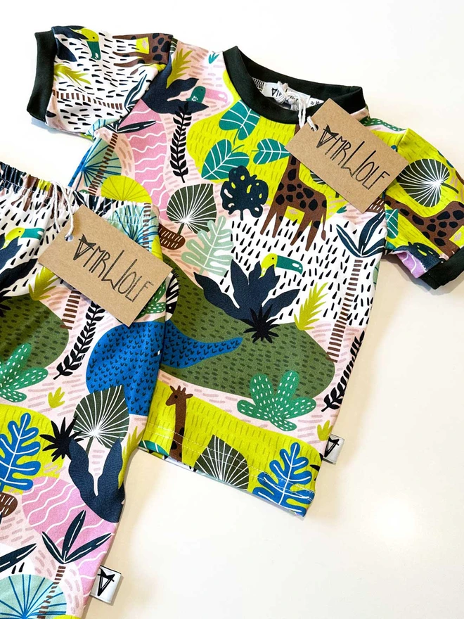 baby leggings, jungle animal print, kids animal print, baby leggings, toddler leggings, fun kids leggings