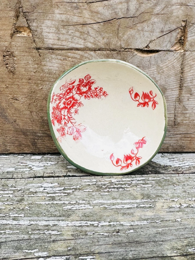 Small Floral Ceramic Bowls