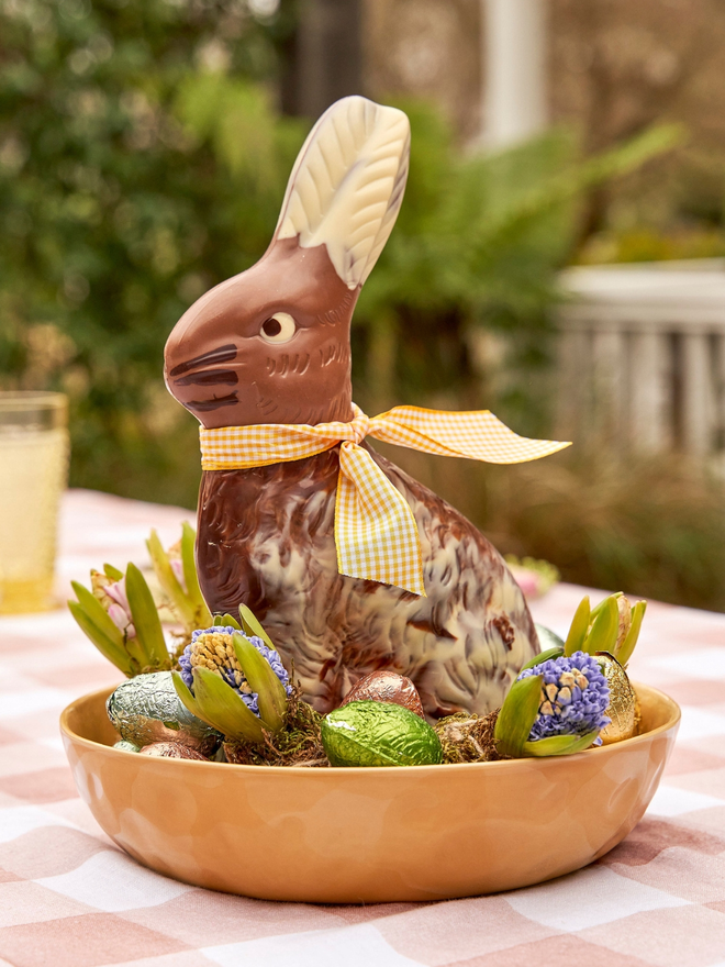 Giant chocolate Easter hare