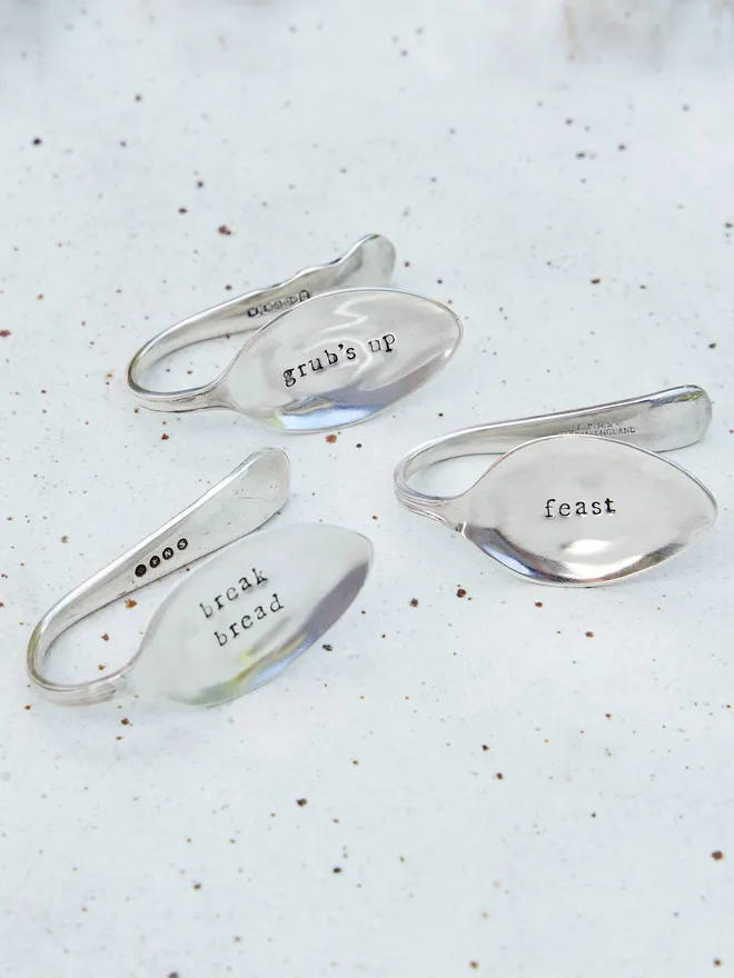 Personalised Vintage Napkin Rings (Set Of 4, 6, 8)