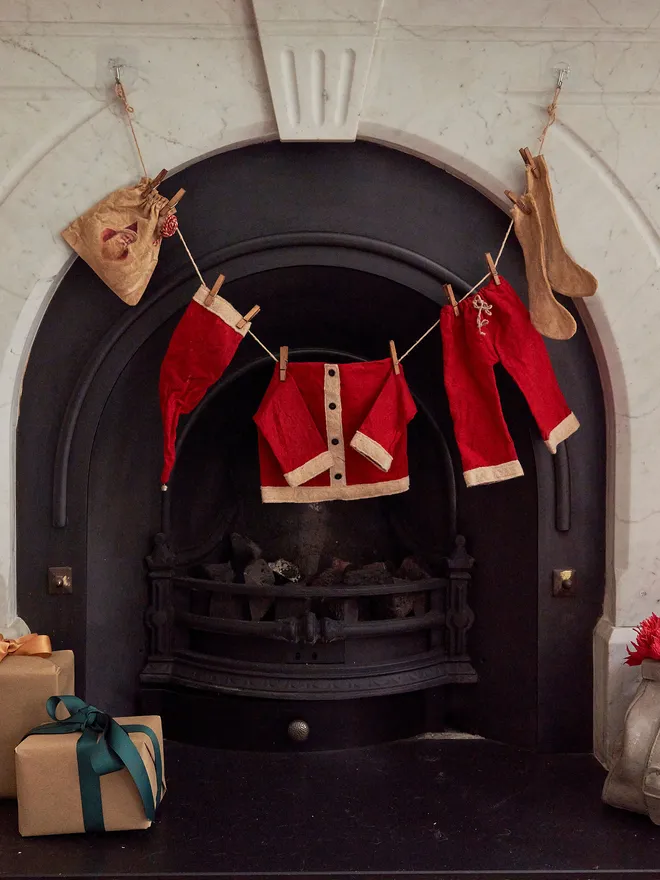 Santa's washing line bunting