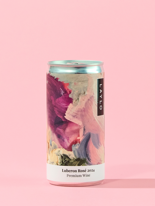 rose wine cans