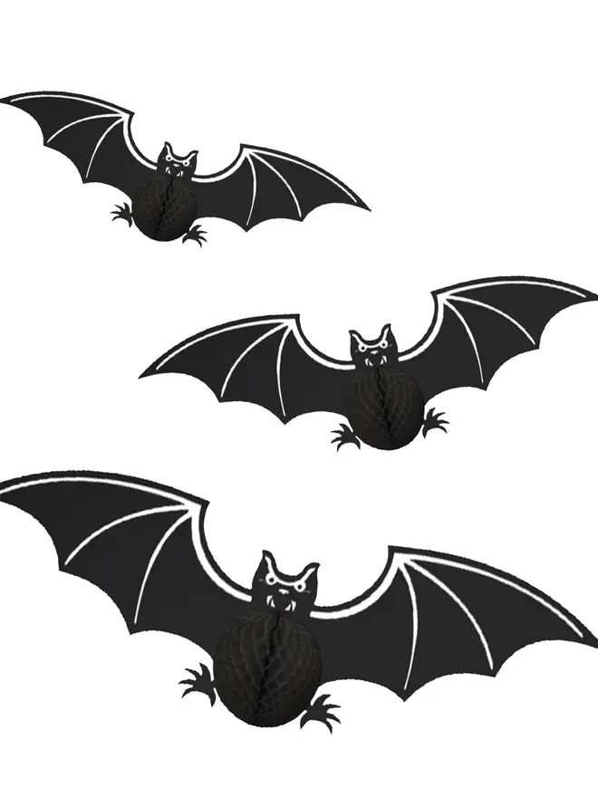 Bat Trio Halloween Decoration