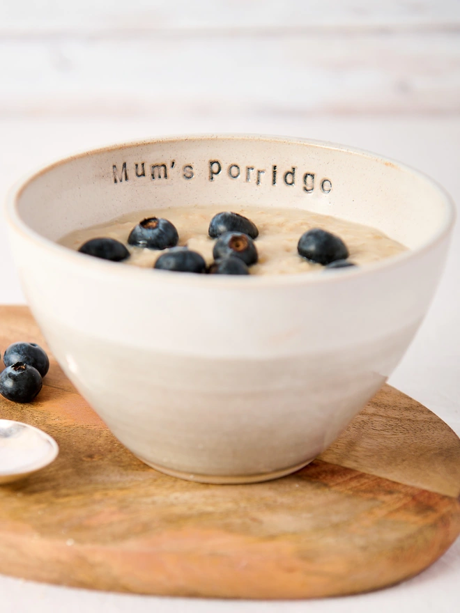 mums porridge bowl