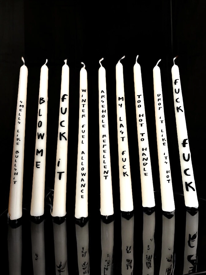 WORDS CANDLES