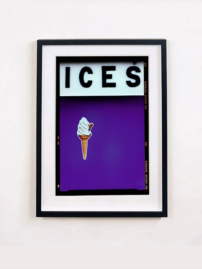 'ICES', Purple, Bexhill on Sea, Colourful Artwork