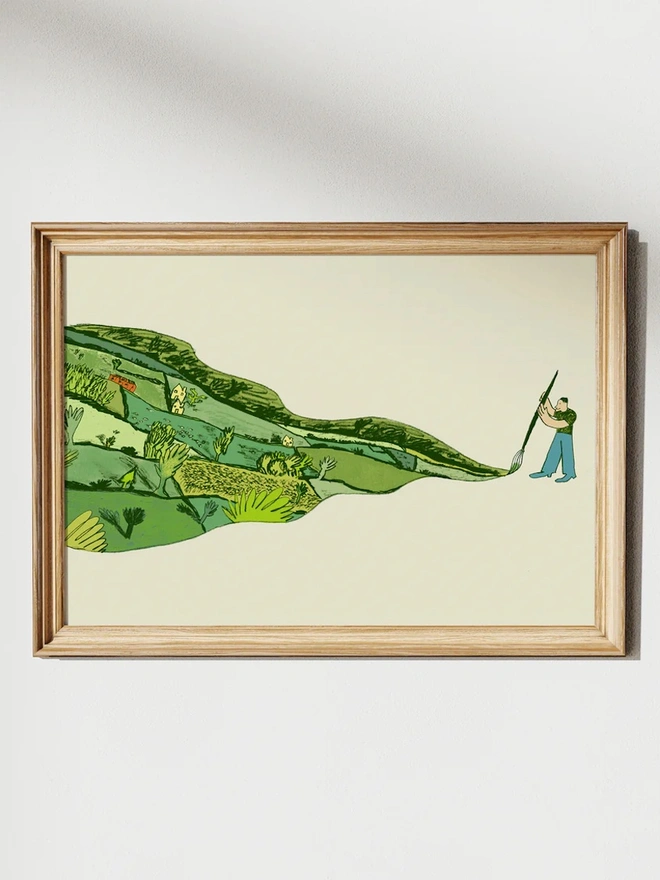 'Countryside Is My Favourite Colour' Print 