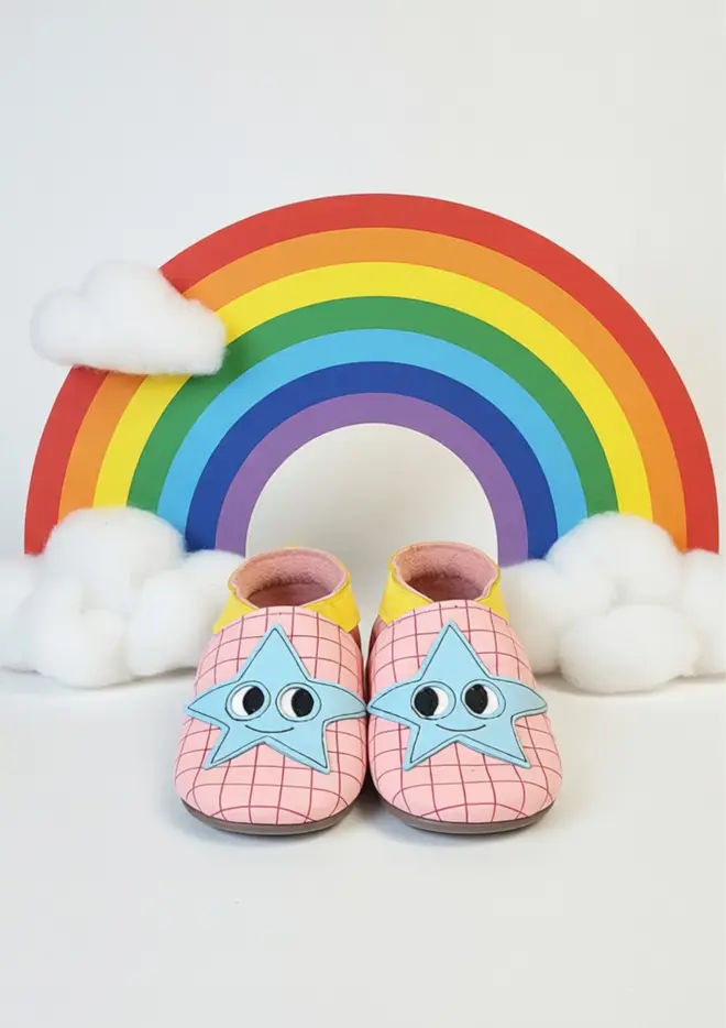 Starry baby shoes CAS design