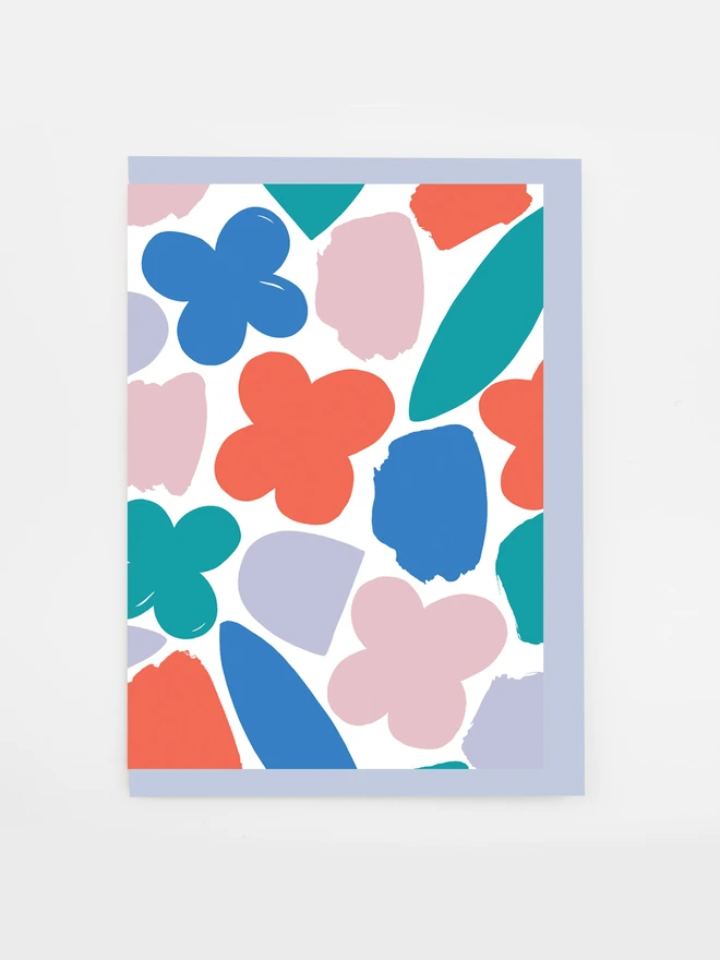 floral greetings card 