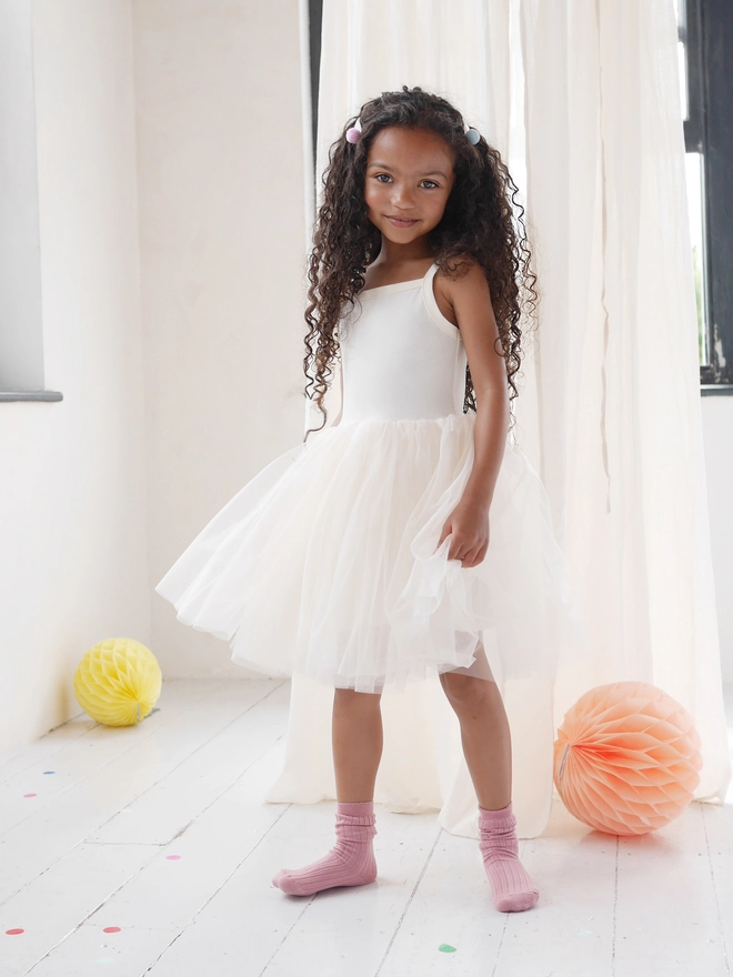 vanilla tulle tutu dress girls