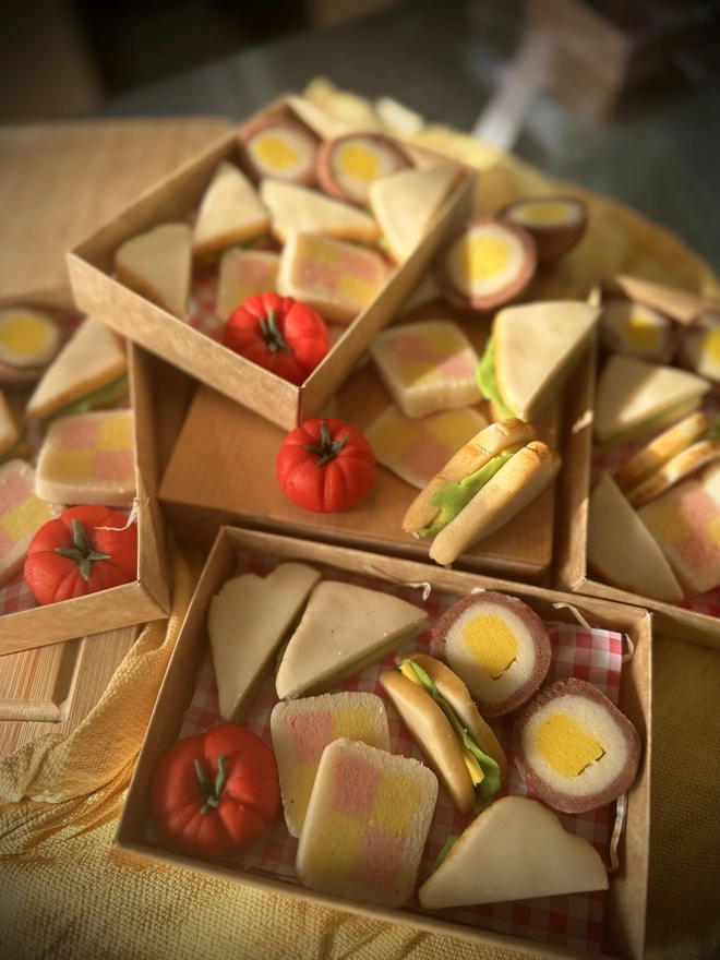 Marzipan picnic set