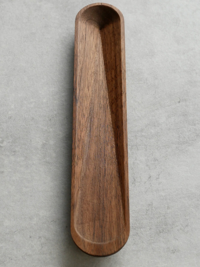 Pen Rest. The Walnut variant of the rest, which is a deep and appealing brown.