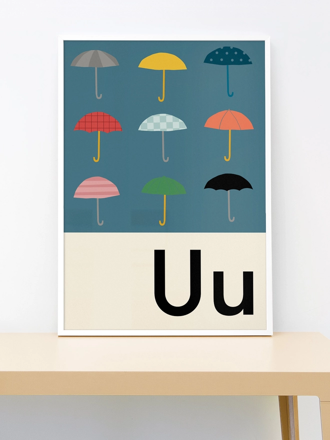 Umbrella Kids Room print