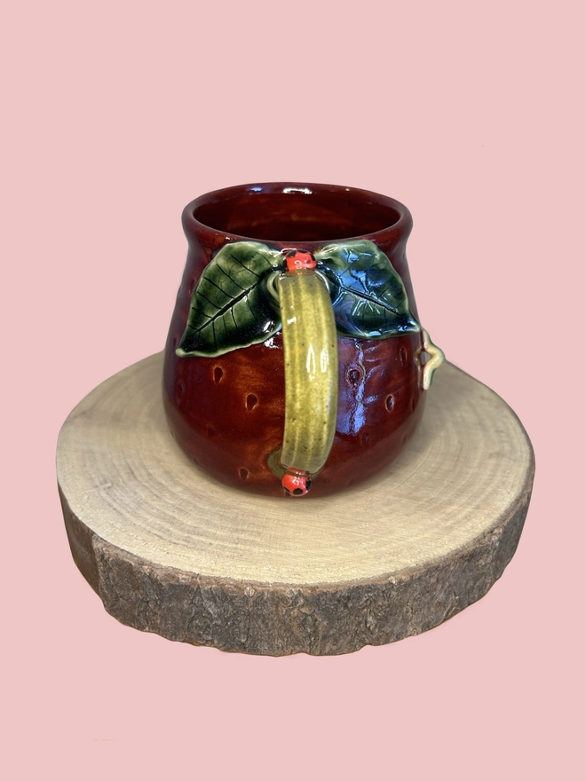 Ceramic Strawberry Mug 