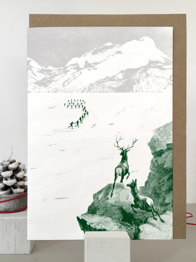 Deer Christmas Card