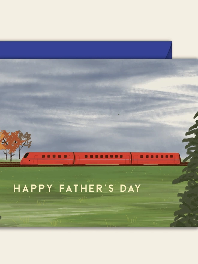 Fathers Day Train Card Regular Price