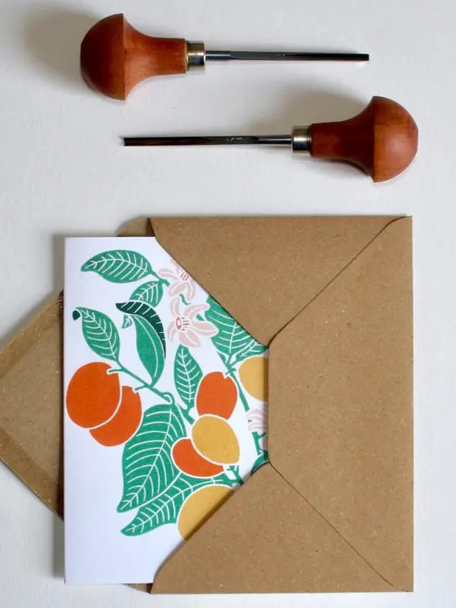 kumquat greeting card