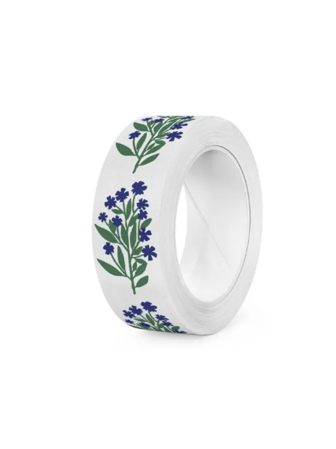 Blue Wildflower Paper Tape