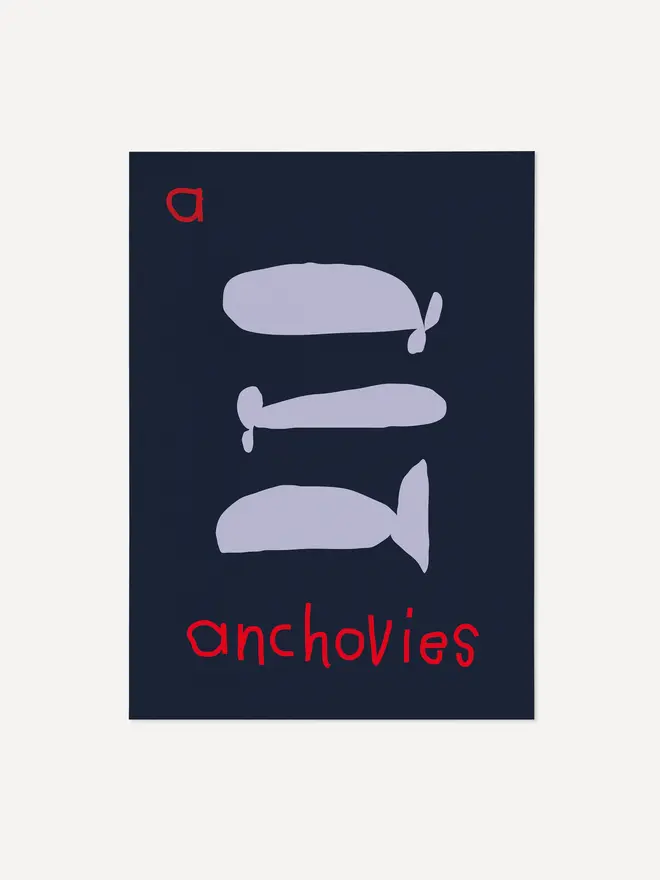 'Anchovies' Print