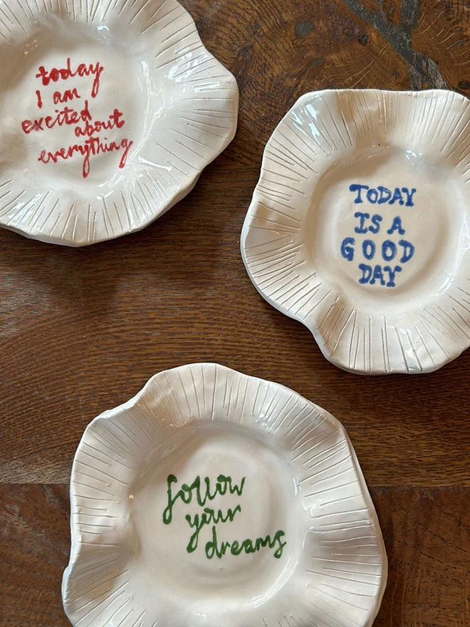 'Today Is A Good Day' Mini Ceramic Plate