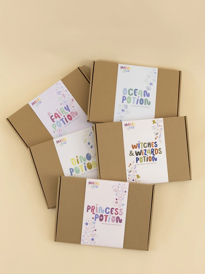 The full set of all potion kits