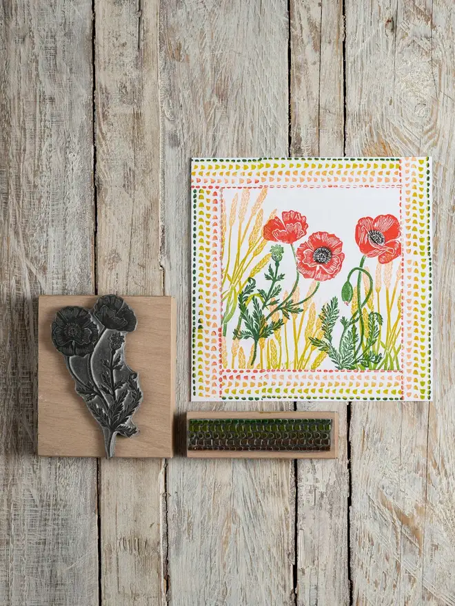 Summer Meadow Rubber Stamp Collection