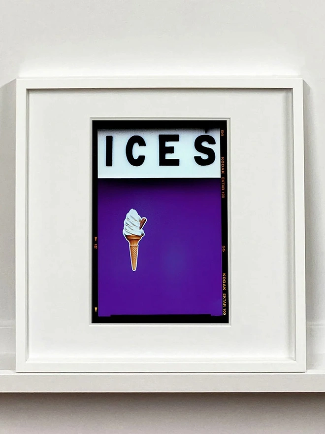 'ICES', Purple, Bexhill on Sea, Colourful Artwork