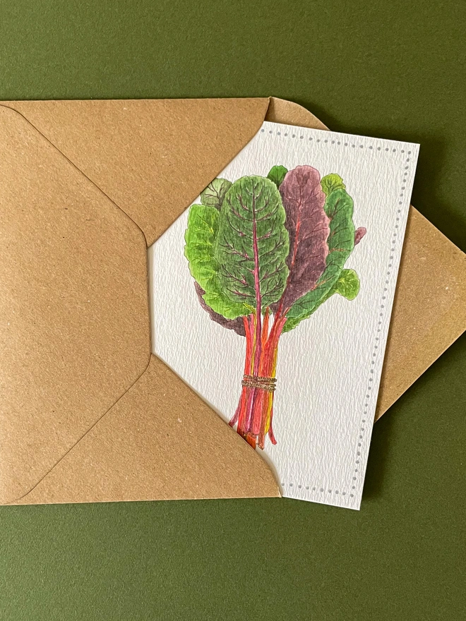 Chard card and envelope