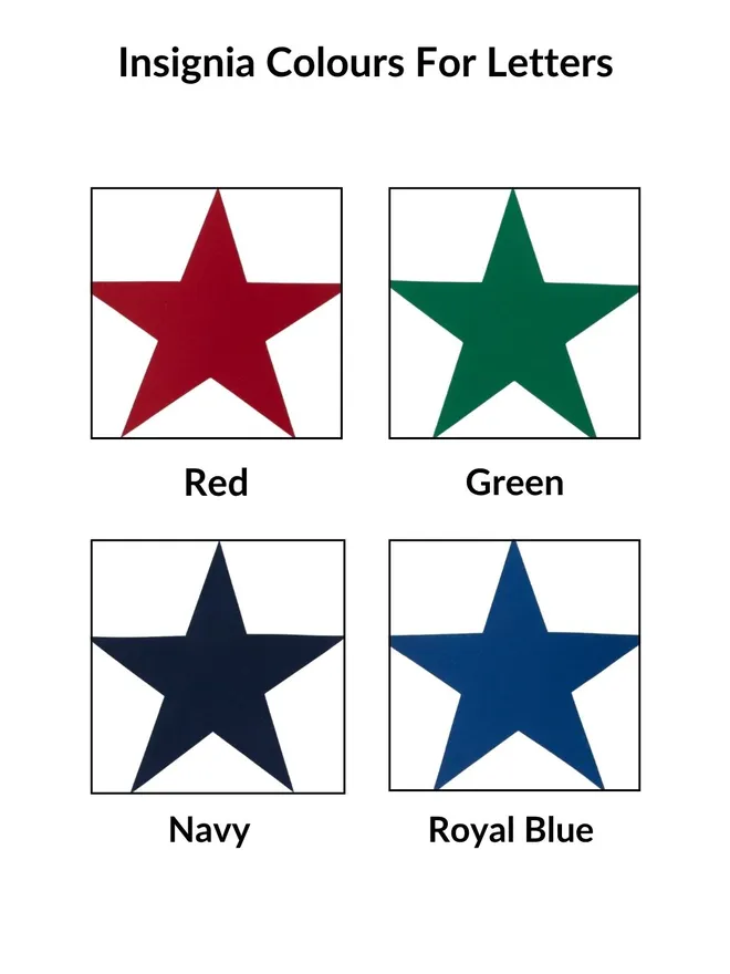 Letter Colour Choices
