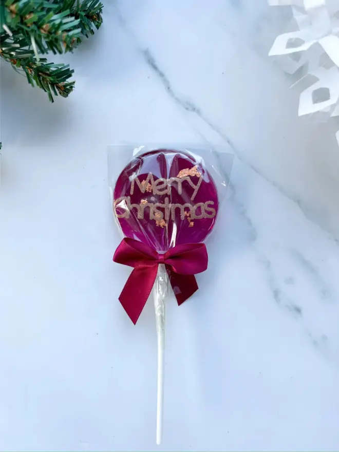 Jewel Colour Christmas Lollipop Set