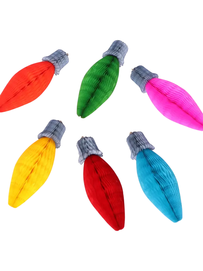 Christmas Lights Paper Decoration 