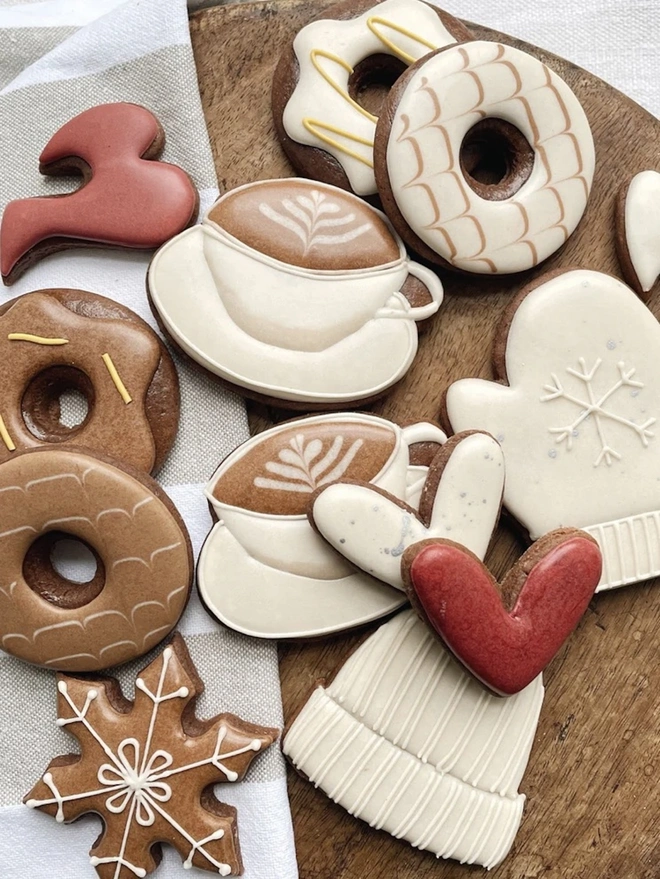 Personalised Winter Warmers Biscuits (Box Of 12)