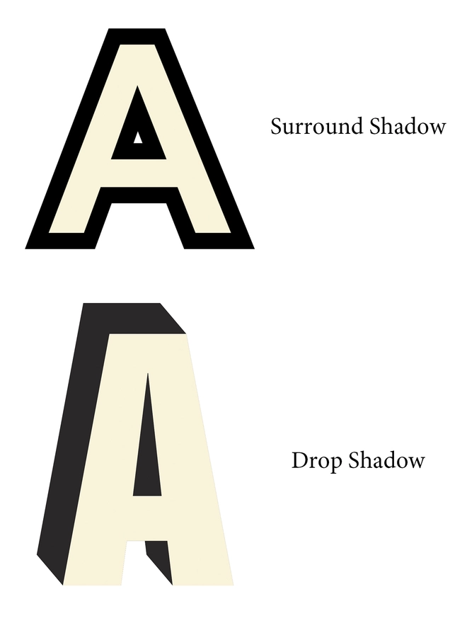 Shadow surround options