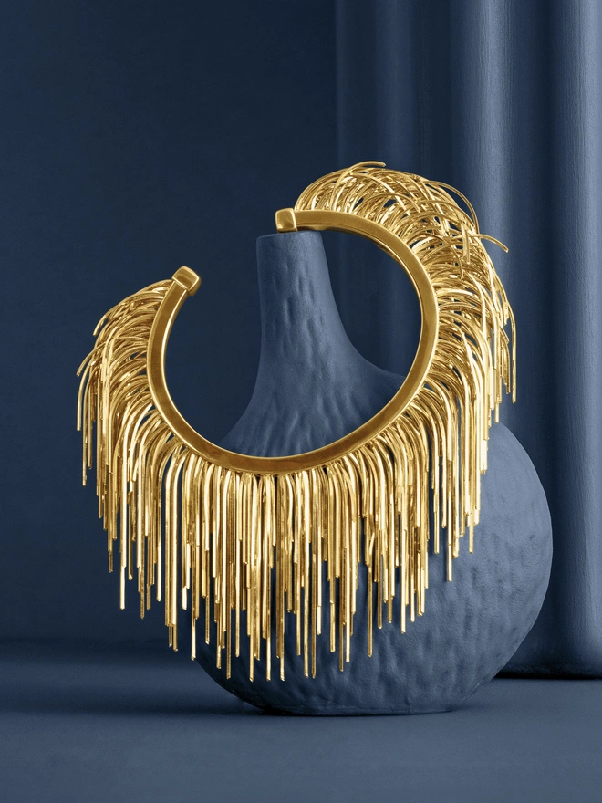 Loel Gold Feather cuff