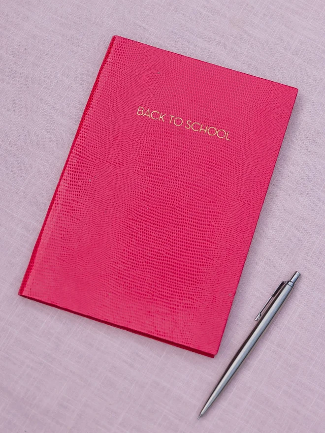 Back to school notebook